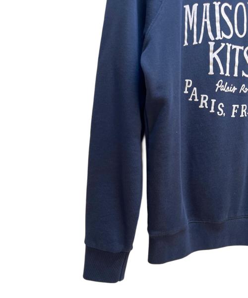 maison kitsune（メゾンキツネ）maison kitsune (メゾンキツネ) クルーネックスウェット ネイビー サイズ:Sの古着・服飾アイテム