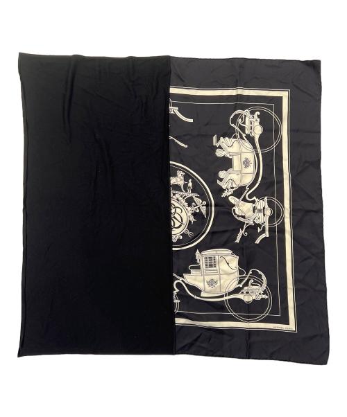 HERMES（エルメス）HERMES (エルメス) 大判スカーフ ブラックの古着・服飾アイテム