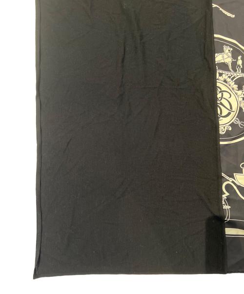 HERMES（エルメス）HERMES (エルメス) 大判スカーフ ブラックの古着・服飾アイテム