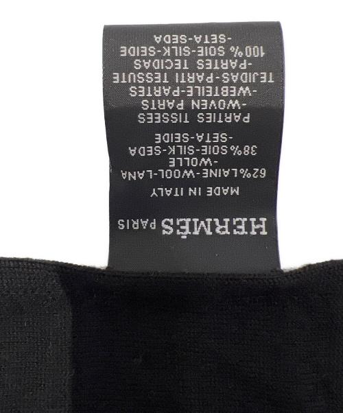 HERMES（エルメス）HERMES (エルメス) 大判スカーフ ブラックの古着・服飾アイテム