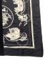 中古・古着 HERMES (エルメス) 大判スカーフ ブラック：80000円