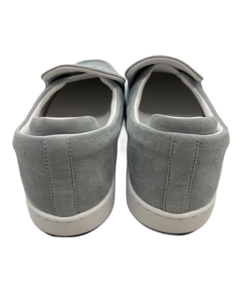 HERMES（エルメス）HERMES (エルメス) スリッポン グレー サイズ:37の古着・服飾アイテム