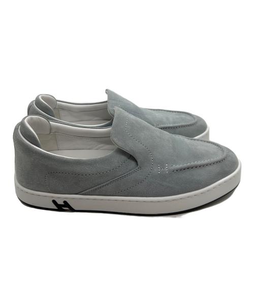 HERMES（エルメス）HERMES (エルメス) スリッポン グレー サイズ:37の古着・服飾アイテム