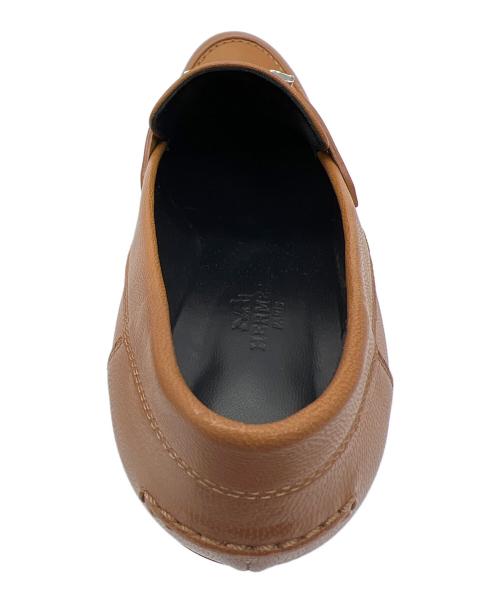 HERMES（エルメス）HERMES (エルメス) コンスタンスローファー ブラウン サイズ:37の古着・服飾アイテム