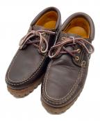 Timberlandティンバーランド）の古着「デッキシューズ」｜ブラウン