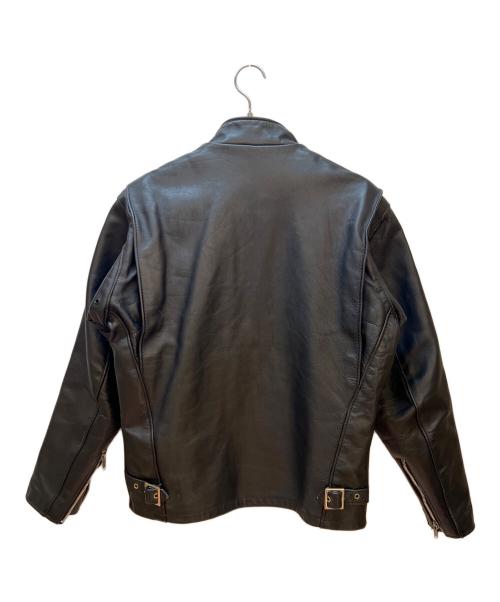 Schott（ショット）Schott (ショット) シングルライダースジャケット ブラック サイズ:36の古着・服飾アイテム