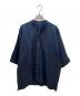 HOMME PLISSE ISSEY MIYAKE（オム プリッセ イッセイ ミヤケ）の古着「半袖シャツ」｜ネイビー