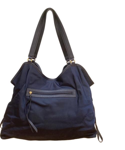 TORY BURCH（トリーバーチ）TORY BURCH (トリーバーチ) ハンドバッグ ネイビーの古着・服飾アイテム