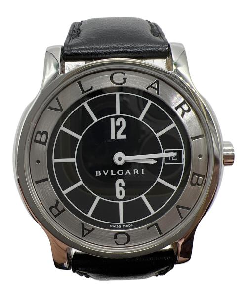 BVLGARI（ブルガリ）BVLGARI (ブルガリ) リストウォッチ ブラック×シルバーの古着・服飾アイテム