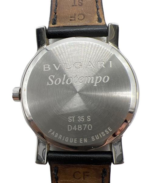 BVLGARI（ブルガリ）BVLGARI (ブルガリ) リストウォッチ ブラック×シルバーの古着・服飾アイテム