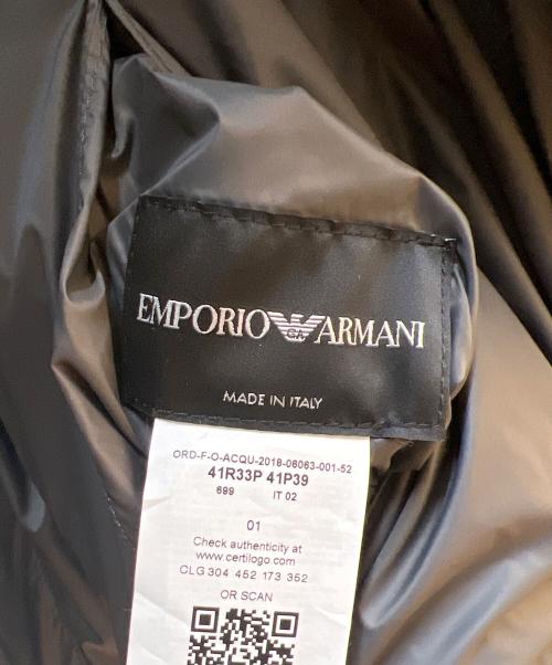 EMPORIO ARMANI（エンポリオ アルマーニ）EMPORIO ARMANI (エンポリオ アルマーニ) 中綿ジャケット グレー サイズ:Sの古着・服飾アイテム