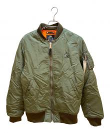MINEDENIM × WIND AND SEA（マインデニム ウィンダンシー）の古着「フライトジャケット」｜オリーブ