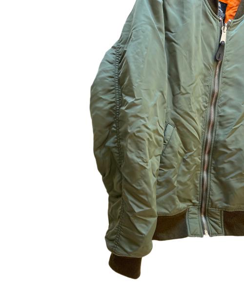 MINEDENIM × WIND AND SEA（マインデニム ウィンダンシー）MINEDENIM × WIND AND SEA (マインデニム ウィンダンシー) フライトジャケット オリーブ サイズ:Lの古着・服飾アイテム