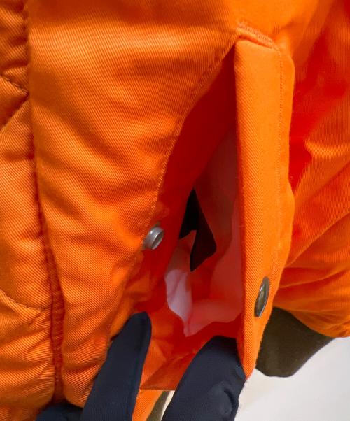 MINEDENIM × WIND AND SEA（マインデニム ウィンダンシー）MINEDENIM × WIND AND SEA (マインデニム ウィンダンシー) フライトジャケット オリーブ サイズ:Lの古着・服飾アイテム