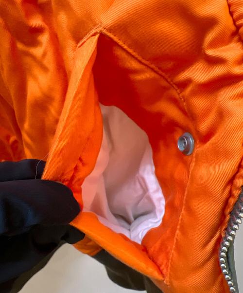 MINEDENIM × WIND AND SEA（マインデニム ウィンダンシー）MINEDENIM × WIND AND SEA (マインデニム ウィンダンシー) フライトジャケット オリーブ サイズ:Lの古着・服飾アイテム