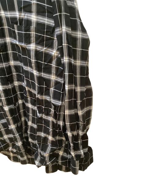 BALENCIAGA（バレンシアガ）BALENCIAGA (バレンシアガ) チェックシャツ ブラック サイズ:39の古着・服飾アイテム