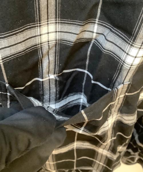 BALENCIAGA（バレンシアガ）BALENCIAGA (バレンシアガ) チェックシャツ ブラック サイズ:39の古着・服飾アイテム