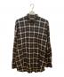 BALENCIAGA（バレンシアガ）の古着「チェックシャツ」｜ブラック