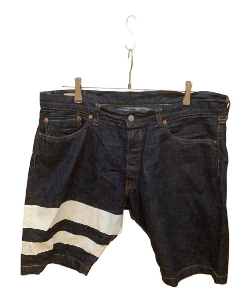 桃太郎（モモタロウ）桃太郎 (モモタロウ) ハーフデニムパンツ ネイビー サイズ:W38の古着・服飾アイテム