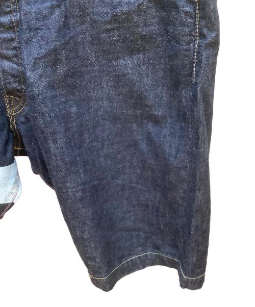 桃太郎（モモタロウ）桃太郎 (モモタロウ) ハーフデニムパンツ ネイビー サイズ:W38の古着・服飾アイテム
