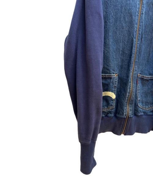 EVISU（エヴィス）EVISU (エヴィス) デニムブルゾン インディゴ サイズ:40の古着・服飾アイテム