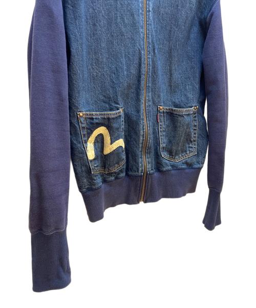 EVISU（エヴィス）EVISU (エヴィス) デニムブルゾン インディゴ サイズ:40の古着・服飾アイテム