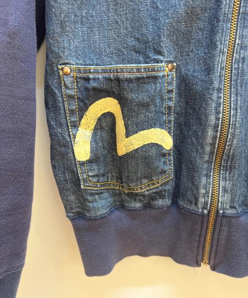 EVISU（エヴィス）EVISU (エヴィス) デニムブルゾン インディゴ サイズ:40の古着・服飾アイテム