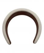 BURBERRYバーバリー）の古着「カチューシャ」｜アイボリー×ブラウン