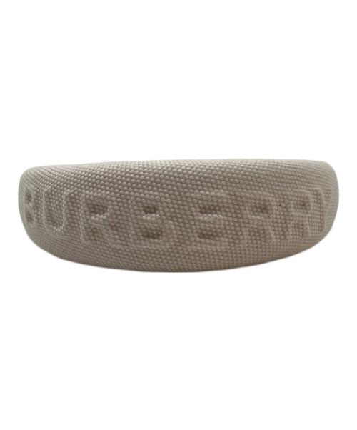 BURBERRY（バーバリー）BURBERRY (バーバリー) カチューシャ アイボリー×ブラウンの古着・服飾アイテム