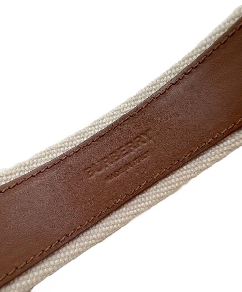 BURBERRY（バーバリー）BURBERRY (バーバリー) カチューシャ アイボリー×ブラウンの古着・服飾アイテム