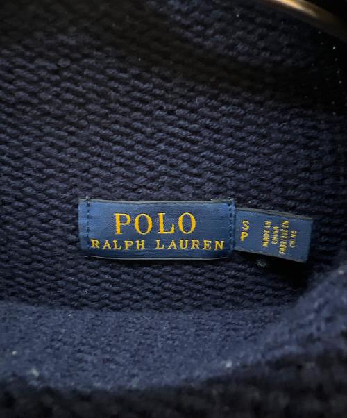 POLO RALPH LAUREN（ポロ・ラルフローレン）POLO RALPH LAUREN (ポロ・ラルフローレン) 厚手ニット ネイビー サイズ:Sの古着・服飾アイテム