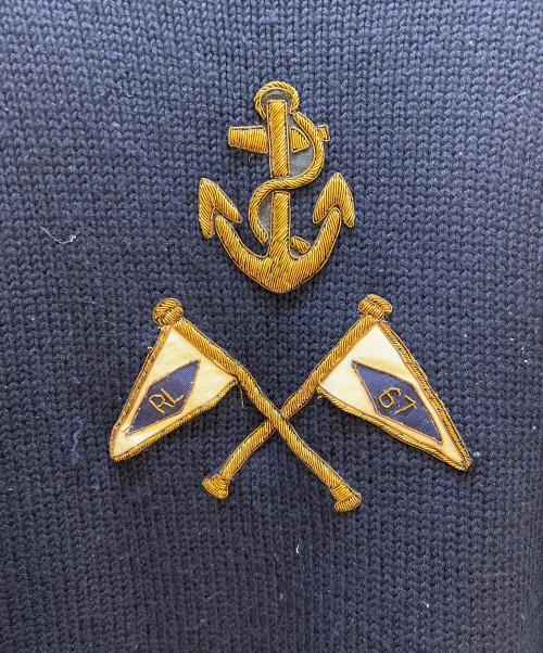 POLO RALPH LAUREN（ポロ・ラルフローレン）POLO RALPH LAUREN (ポロ・ラルフローレン) 厚手ニット ネイビー サイズ:Sの古着・服飾アイテム