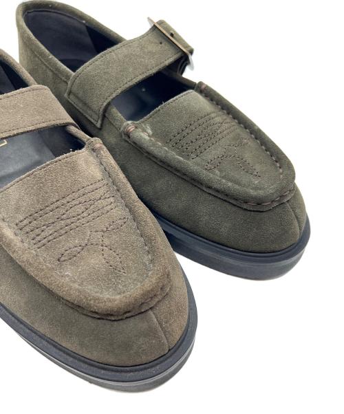 rennie（レニー）rennie (レニー) ローファー グリーン サイズ:26 未使用品の古着・服飾アイテム