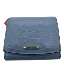 FENDI（フェンディ）の古着「2つ折り財布」｜スカイブルー