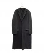 HERMESエルメス）の古着「マルジェラ期 カシミヤ ロングコート」｜ブラック