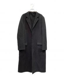 HERMES（エルメス）の古着「マルジェラ期 カシミヤ ロングコート」｜ブラック