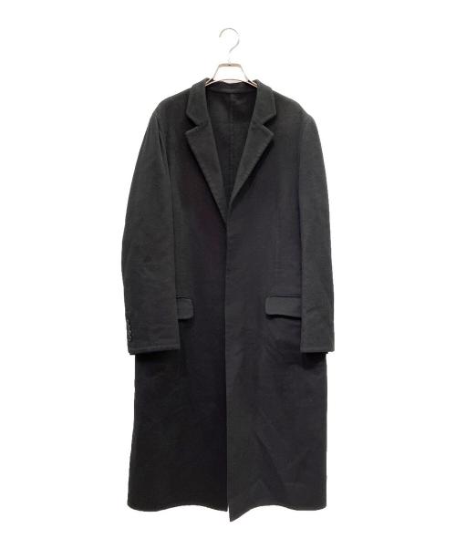 HERMES（エルメス）HERMES (エルメス) マルジェラ期 カシミヤ ロングコート ブラック サイズ:40の古着・服飾アイテム
