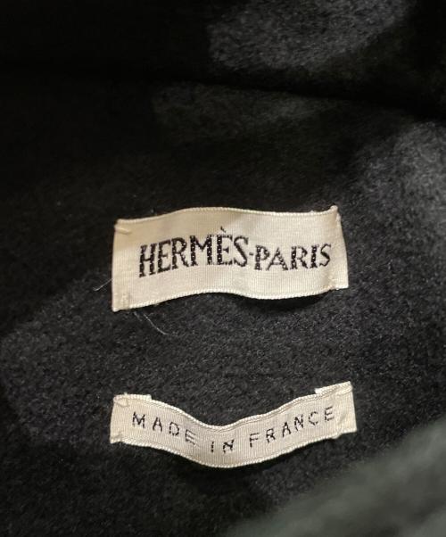 HERMES（エルメス）HERMES (エルメス) マルジェラ期 カシミヤ ロングコート ブラック サイズ:40の古着・服飾アイテム