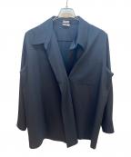 HERMESエルメス）の古着「長袖シャツ」｜ブラック