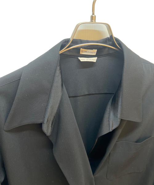 HERMES（エルメス）HERMES (エルメス) 長袖シャツ ブラック サイズ:42の古着・服飾アイテム