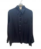 HERMESエルメス）の古着「長袖シャツ」｜ブラック