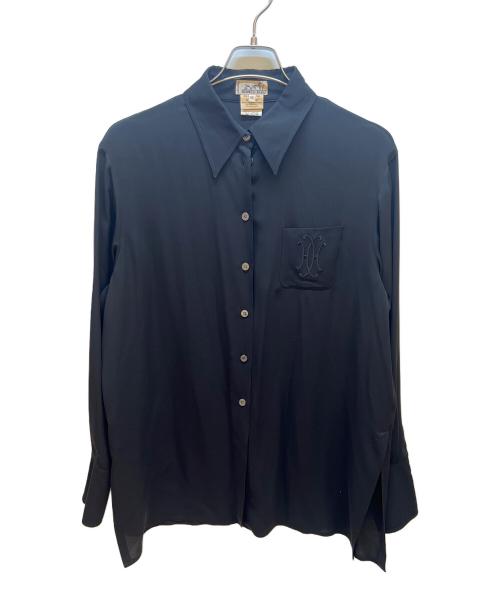 HERMES（エルメス）HERMES (エルメス) 長袖シャツ ブラック サイズ:44の古着・服飾アイテム