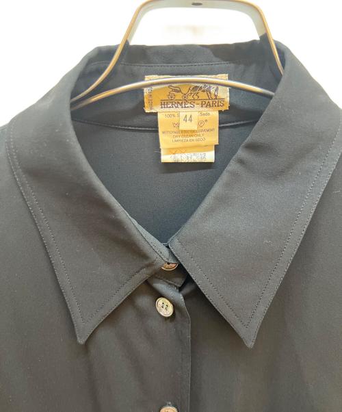 HERMES（エルメス）HERMES (エルメス) 長袖シャツ ブラック サイズ:44の古着・服飾アイテム