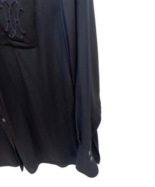 HERMES（エルメス）HERMES (エルメス) 長袖シャツ ブラック サイズ:44の古着・服飾アイテム