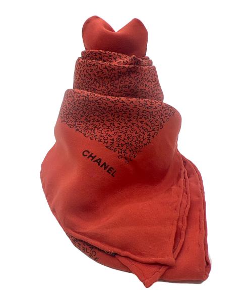 CHANEL（シャネル）CHANEL (シャネル) シルクスカーフ レッドの古着・服飾アイテム