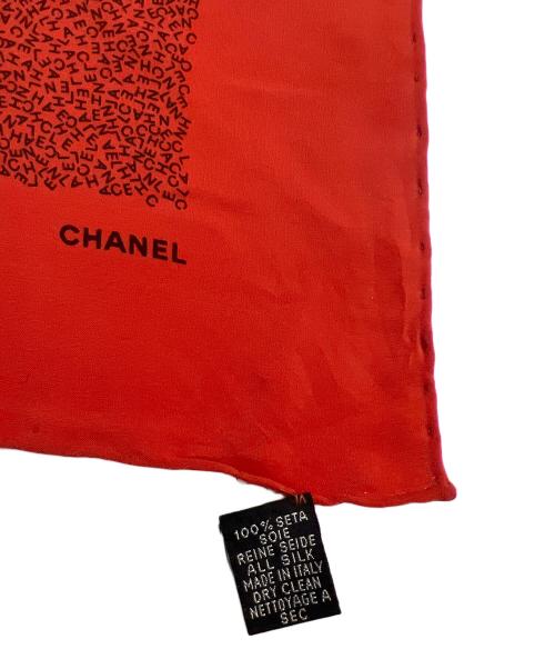 CHANEL（シャネル）CHANEL (シャネル) シルクスカーフ レッドの古着・服飾アイテム