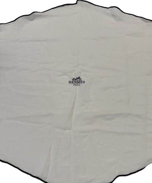 HERMES（エルメス）HERMES (エルメス) シルクスカーフ アイボリーの古着・服飾アイテム