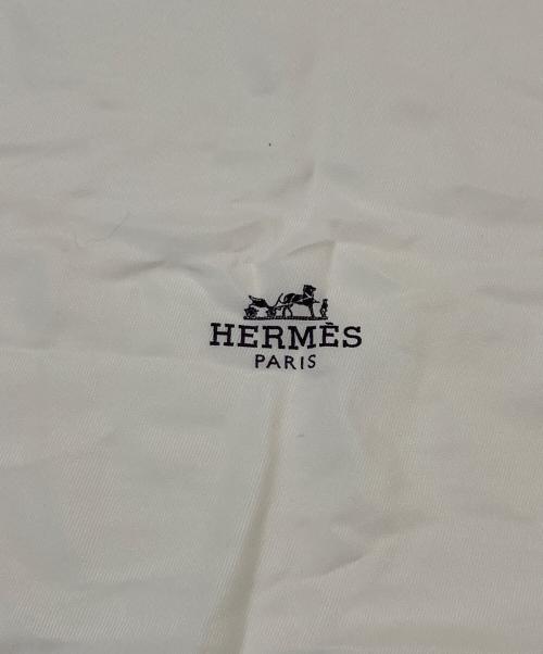 HERMES（エルメス）HERMES (エルメス) シルクスカーフ アイボリーの古着・服飾アイテム