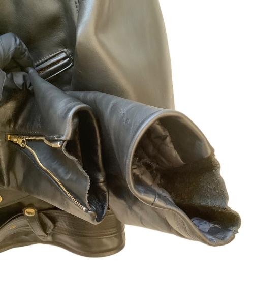 VANSON（バンソン）VANSON (バンソン) レザーライダースジャケット ブラック サイズ:42の古着・服飾アイテム