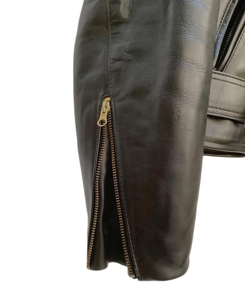 VANSON（バンソン）VANSON (バンソン) レザーライダースジャケット ブラック サイズ:42の古着・服飾アイテム